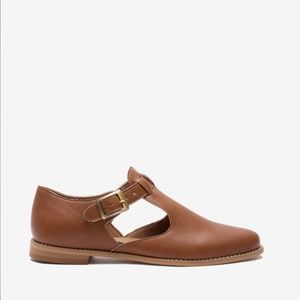 Projeto Base Sapatos Siba Brazilian Brown Vegan Leather Buckle Shoes